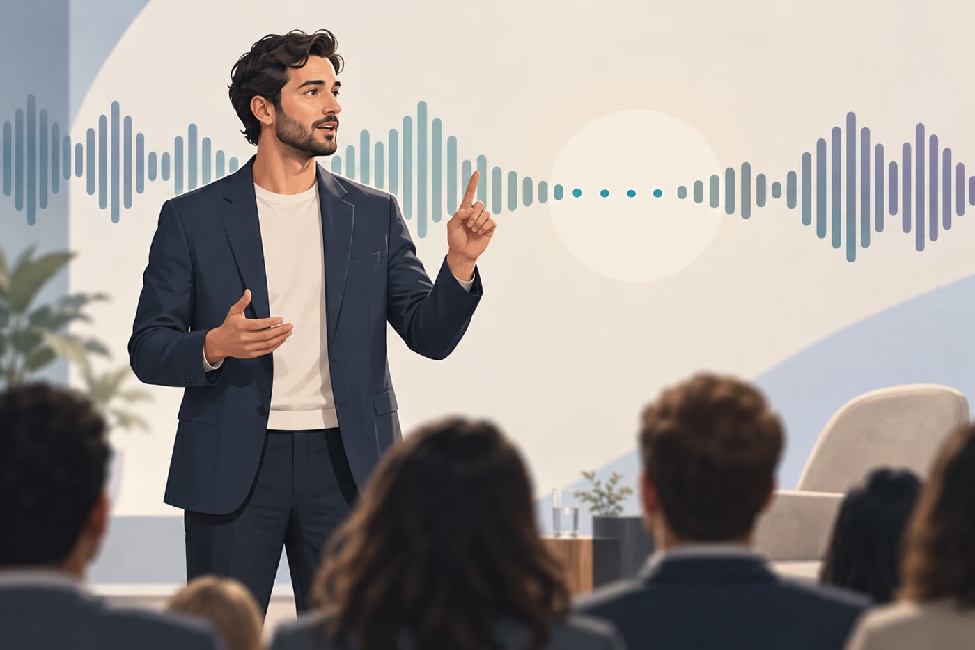 speech pacing exercises emphasis anchor highlighting one key phrase per sentence